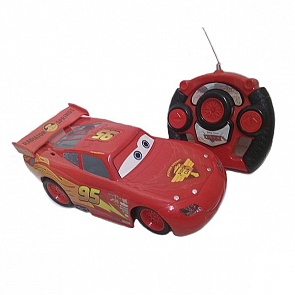 Машинка из серии Тачки - МакКуин на радиоуправлении, 20 см. (Yellow, 2418)